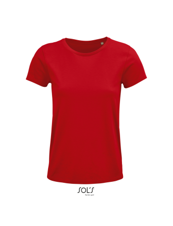 T-Shirt με οργανικό βαμβάκι (Crusader women 03581) κόκκινο